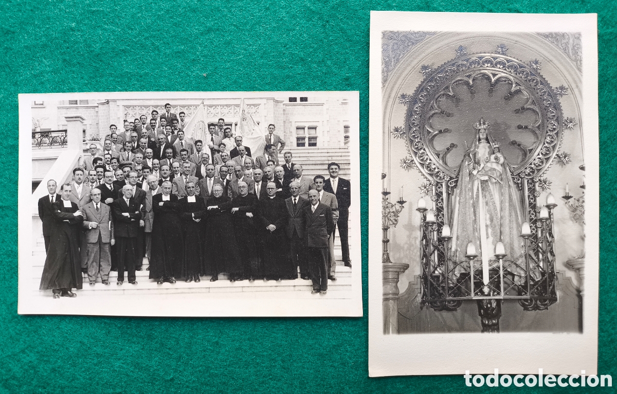 Postales: BARCELONA HIJAS DE MARIA NTRA. SRA. DE LA BONANOVA CONMEMORACI&Oacute;N BODAS DE ORO 1958