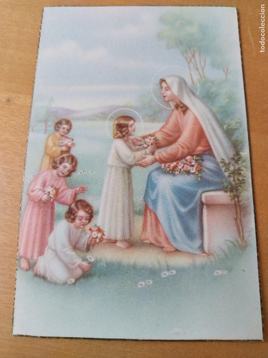 Postales: VIRGEN NI&Ntilde;O JESUS NI&Ntilde;OS 1942 POSTAL ESCRITA ED ANCLA LT 948