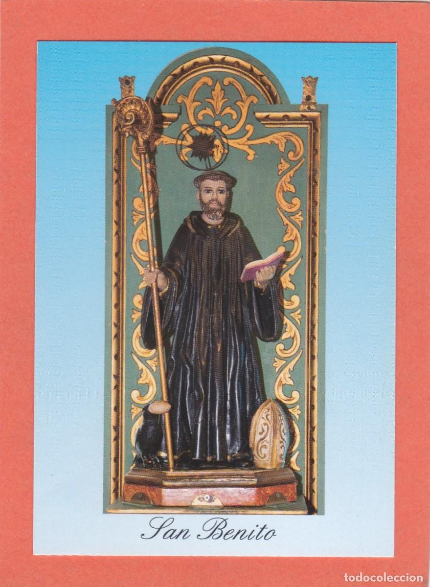 Postales: ESTAMPA SAN BENITO - ORACION (REVERSO)