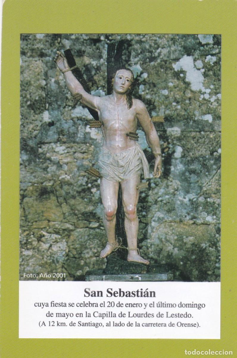 Postales: ESTAMPA SAN SEBASTIAN - BREVE BIOGRAFIA (REVERSO)