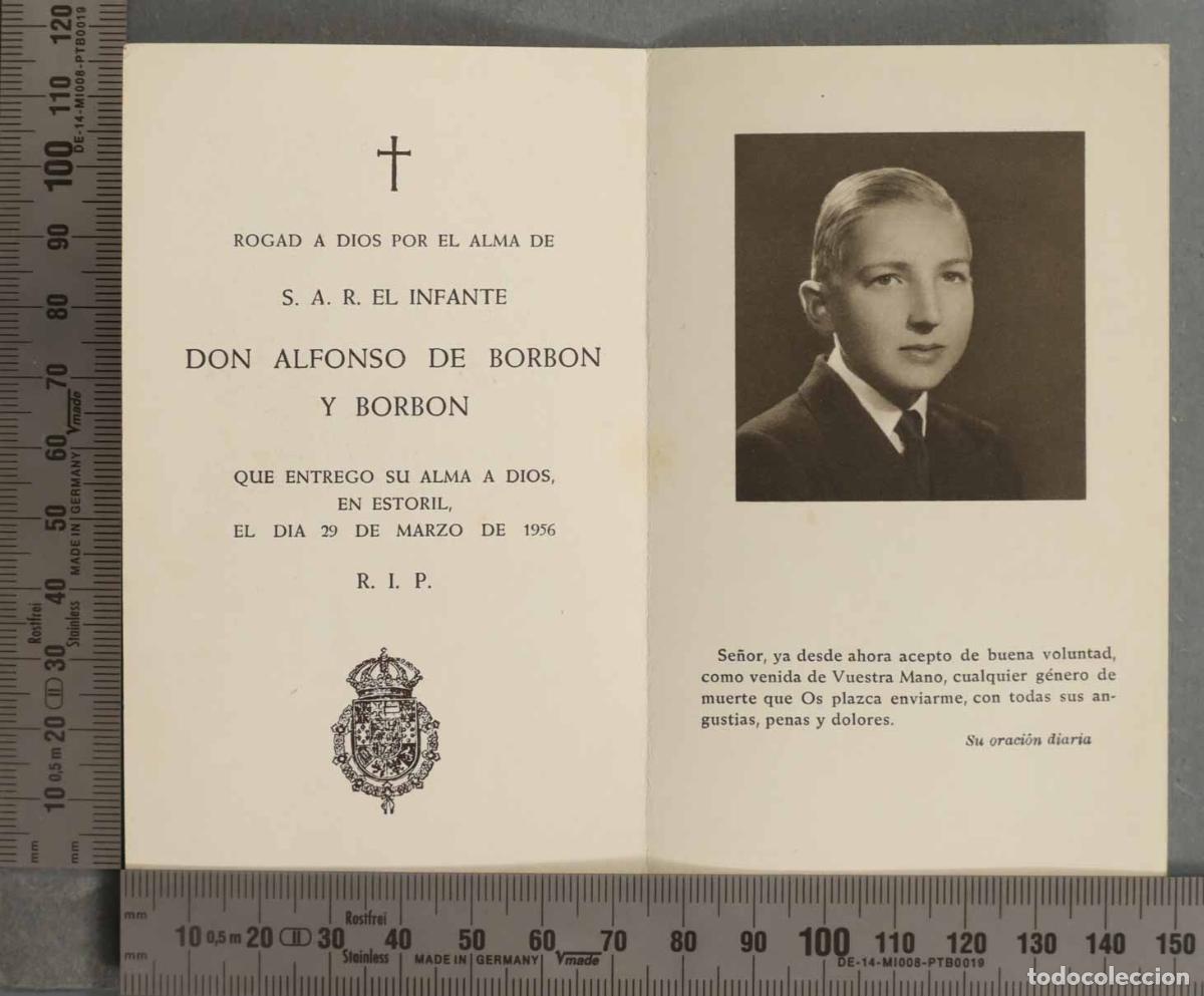 Cartes Postales: ESQUELA. SAR ALFONSO DE BORBON Y BORBON