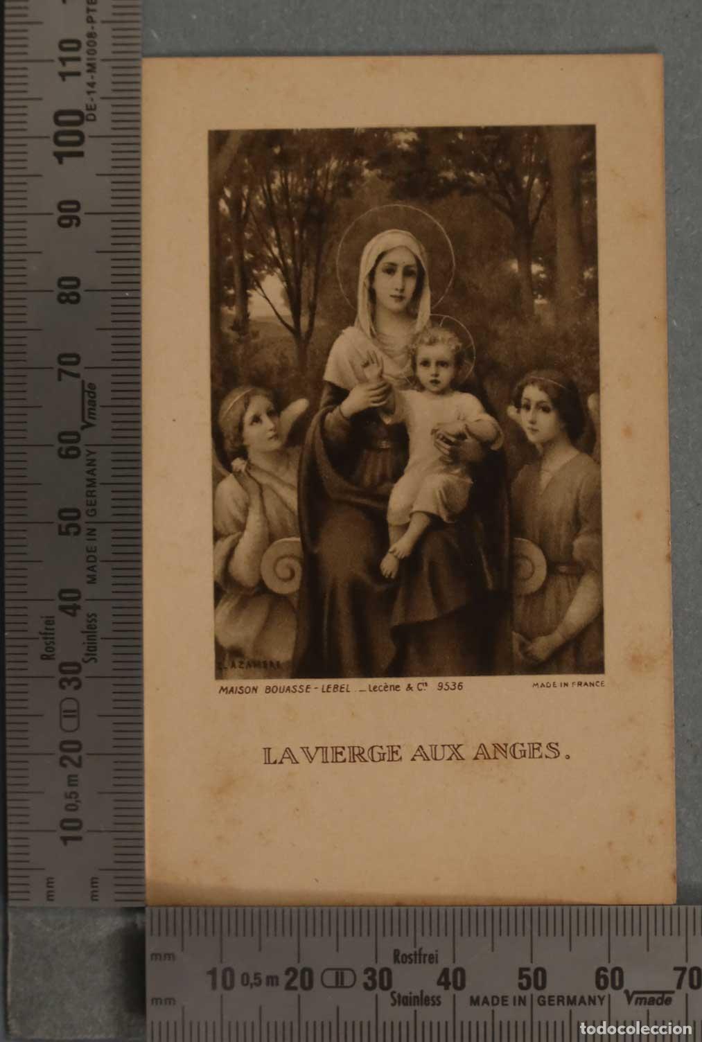 Postales: ESTAMPA. LA VIERGE AUX ANGIES