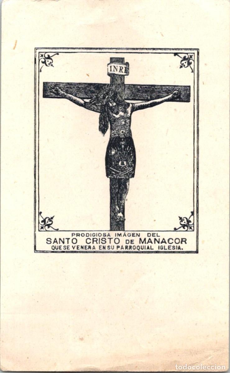 Postales: Prodigios Imagen del Santo Cristo de Manacor que se Venera en su Parroquial Iglesia - 103x63mm