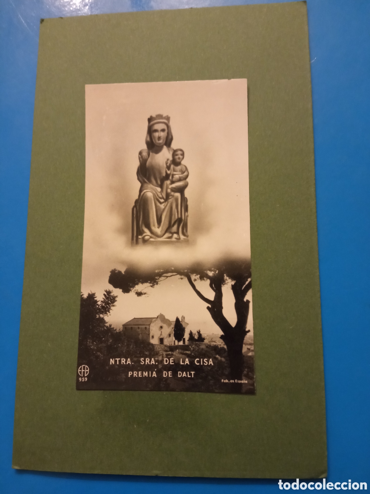 Cartoline: Antiguo recordatorio fotograf&iacute;co, Nuestra Se&ntilde;ora de la Cisa, Premi&aacute; De Dalt.