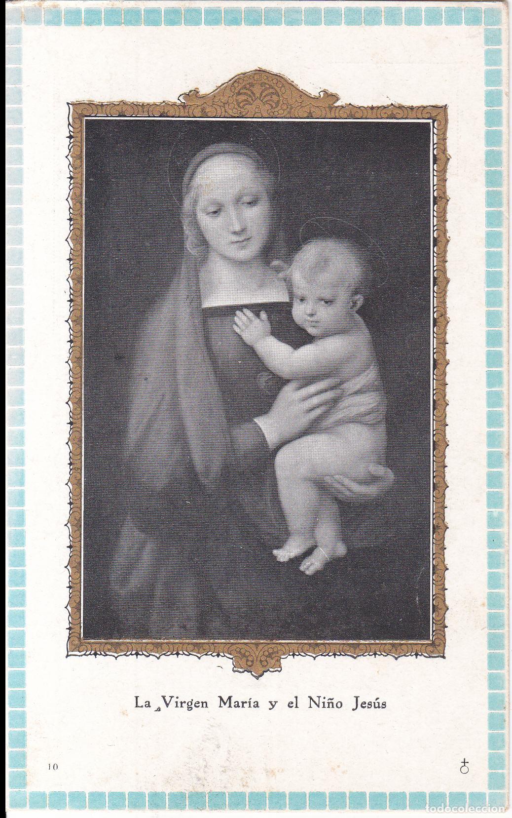 Postales: POSTAL LA VIRGEN MARIA Y EL NI&Ntilde;O JES&Uacute;S &ndash; S/C