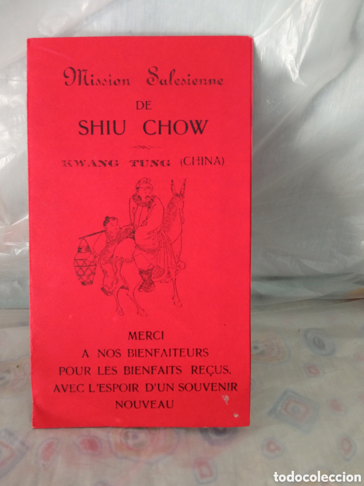 Postales: Antiguo recordatorio, Misiones Salesianas,de Shiu Chow, China