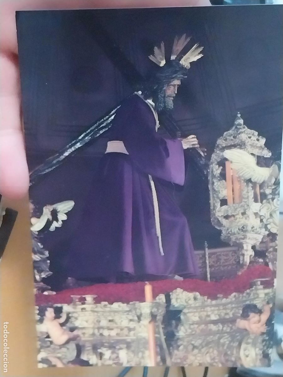 Postales: GRAN PODER SEVILLA HERMANDAD TARJETA 1975 TAMA&Ntilde;O POSTAL *