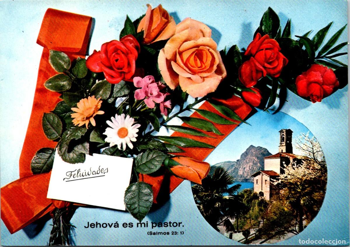 Cartoline: Jehov&aacute; es mi pastor - Salmos 23: 1 - Ed. FIR Serie F. 109 - 152x107mm