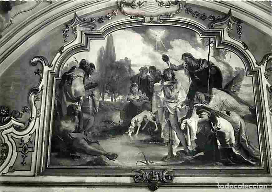 Postkarten: Art - Peinture Religieuse - Bergamo - Cappelle Colleoni - Alfresco di G B Tiepolo - Battesimo di Cri