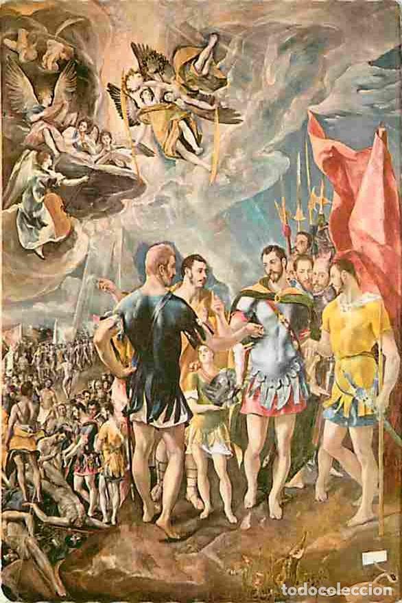 Postales: Art - Peinture Religieuse - El Escorial - Monast&egrave;re - Salles Capitulaires - Martyre de Saint Maurice
