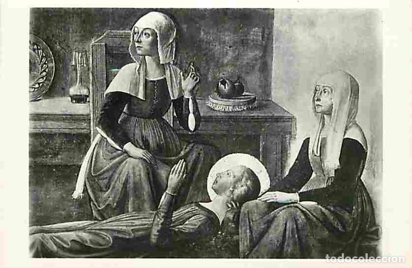 Postales: Art - Peinture Religieuse - S Gimignano - Cappella di S Fina - Particolare - D Ghirlandaio - CPM - V