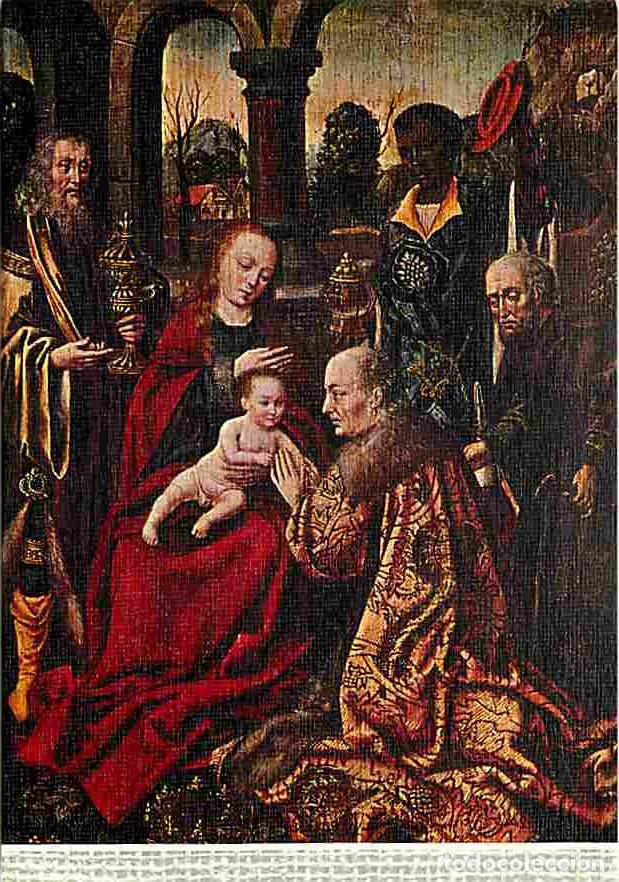 Postales: Art - Peinture Religieuse - Museo de Arte de Cataluna - Escena de la Adoracion - CPM - Voir Scans Re