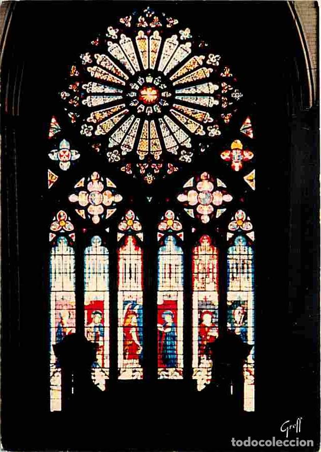 Postales: Art - Vitraux Religieux - Cath&eacute;drale de Bourges - La grande rose de la nef - CPM - Voir Scans Recto-
