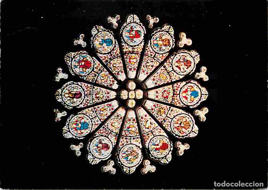 Postales: Art - Vitraux Religieux - Cath&eacute;drale d'Embrun - Rosace du 13e S - Vitraux du 14e S - CPM - Voir Scan