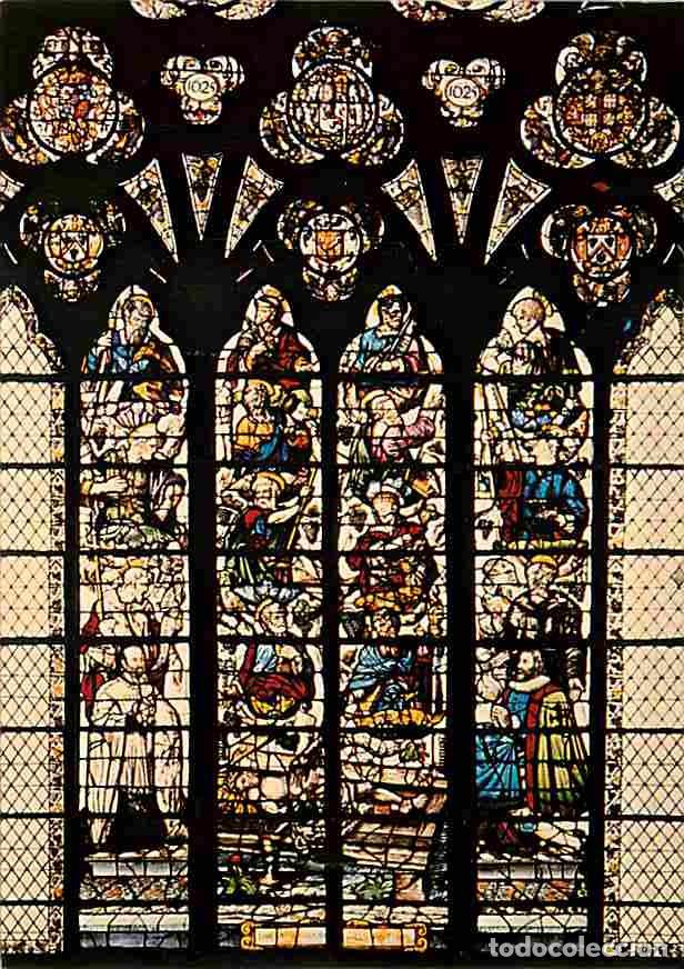 Postales: Art - Vitraux Religieux - Cath&eacute;drale de Troyes - Le pressoir mystique - CPM - Voir Scans Recto-Verso