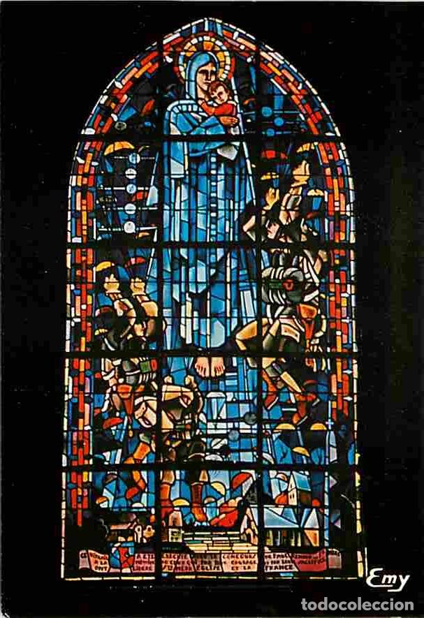 Postales: Art - Vitraux Religieux - Sainte M&egrave;re l'Eglise - Le vitrail des parachutistes - CPM - Voir Scans Rec