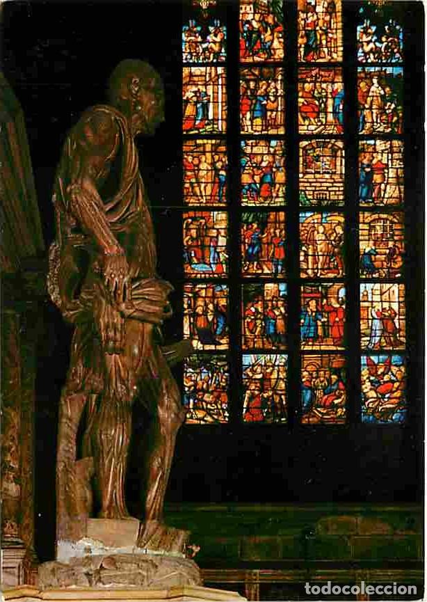 Postales: Art - Vitraux Religieux - Dome de Milan - Statue de St Barth&eacute;l&eacute;my par M d'Agrate - CPM - Voir Scans