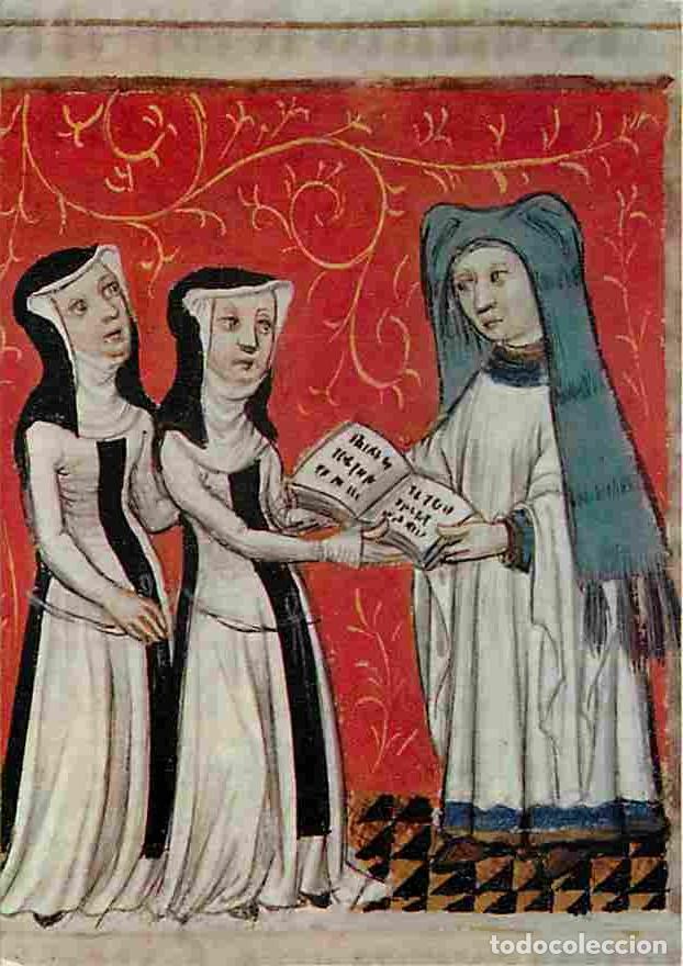 Postales: Art - Peinture Religieuse - R&egrave;glement des soeurs de l'Hopital Notre Dame - Le chanoine-hotelier re&ccedil;o