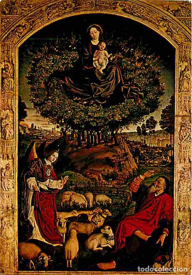 Postais: Art - Peinture Religieuse - Aix en Provence - Cath&eacute;drale St Sauveur - Partie Centrale du Triptyque d