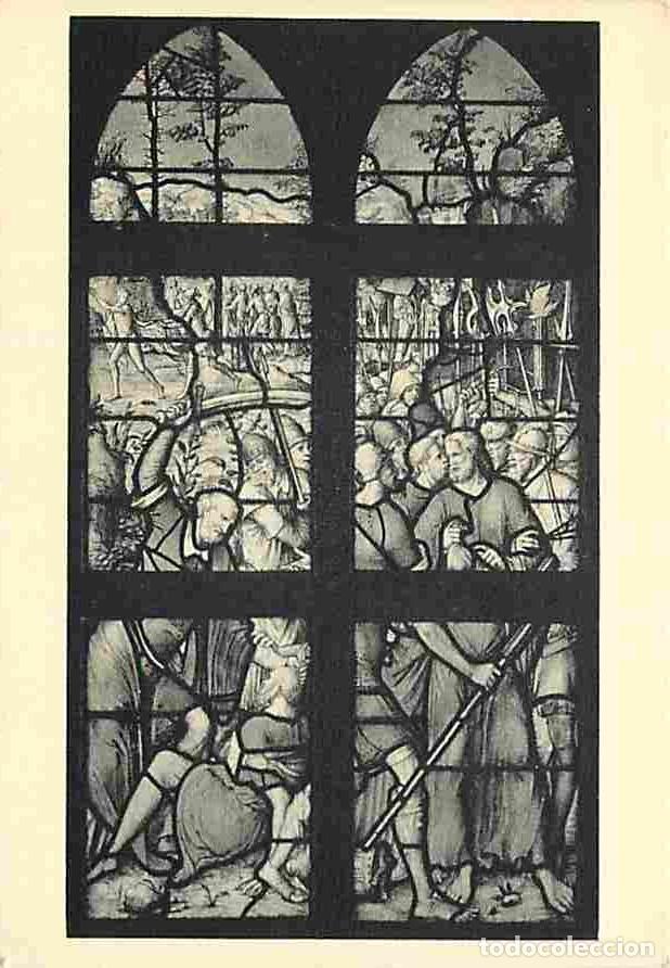 Postales: Art - Vitraux Religieux - St Janskerk te Gouda - Glas 58 - De gevangenneming van Christus - The capt