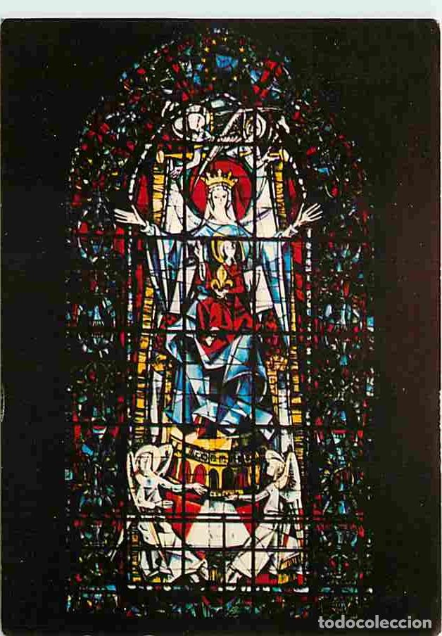 Cartes Postales: Art - Vitraux Religieux - Cath&eacute;drale de Strasbourg - Vitrail de l'Europe - Notre Dame de Strasbourg
