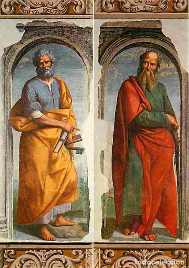 Postkarten: Art - Peinture Religieuse - Ferrara - Cath&eacute;drale de Saint Georges - Garofalo - Saints Pierre et Paul