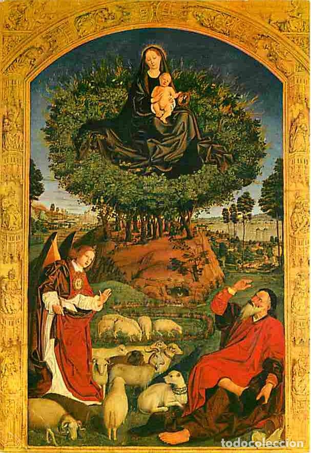 Cartoline: Art - Peinture Religieuse - Aix en Provence - Cath&eacute;drale Saint Sauveur - Partie centrale du triptyqu