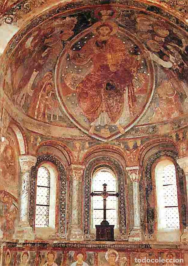 Cartoline: Art - Peinture Religieuse - Berz&eacute; la Ville - Chapelle des Moines de Cluny - Peintures murales - Ense