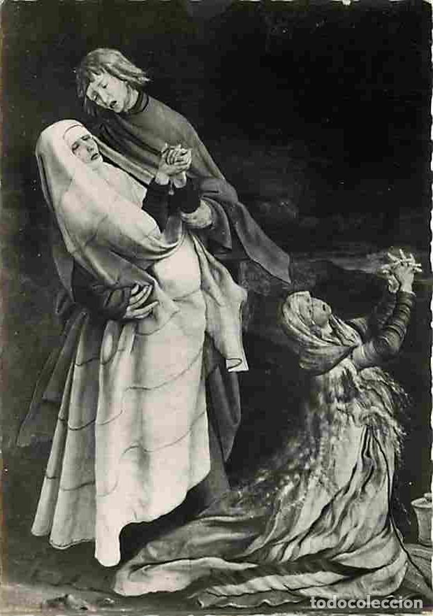 Cartoline: Art - Peinture Religieuse - Mathias Neithart dit Grunewald - R&eacute;table d'Issenheim - La Vierge et Sain