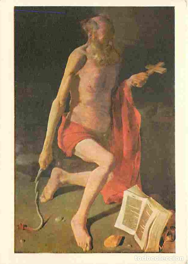Cartoline: Art - Peinture Religieuse - Georges de la Tour - Saint-J&eacute;r&ocirc;me - Carte de la Loterie Nationale - Les