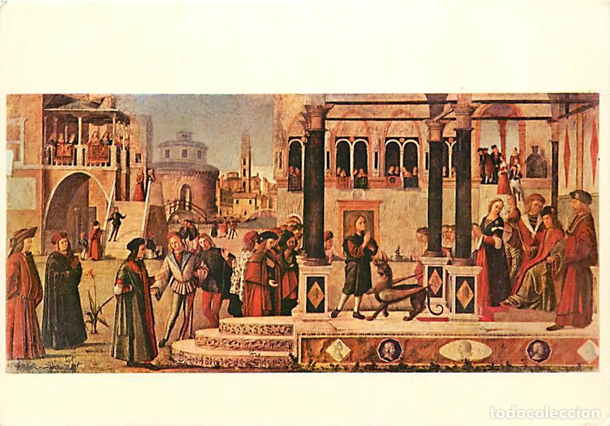 Postkarten: Art - Peinture Religieuse - Vittore Carpacio - Le miracle de Saint Tryphon - Il miracolo di San Trif