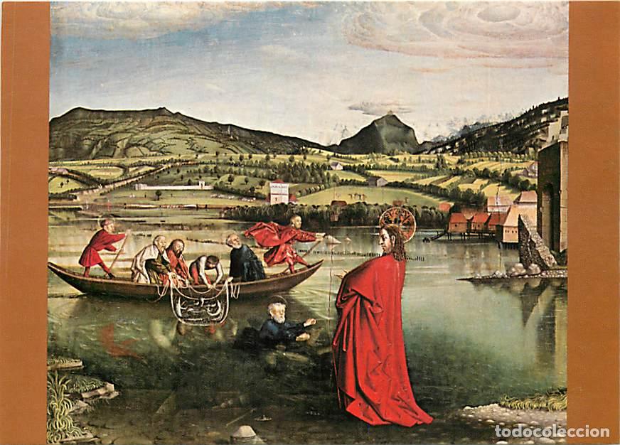 Cartoline: Art - Peinture Religieuse - Conrad Witz - La p&ecirc;che miraculeuse 1444 - CPM - Carte Neuve - Voir Scans