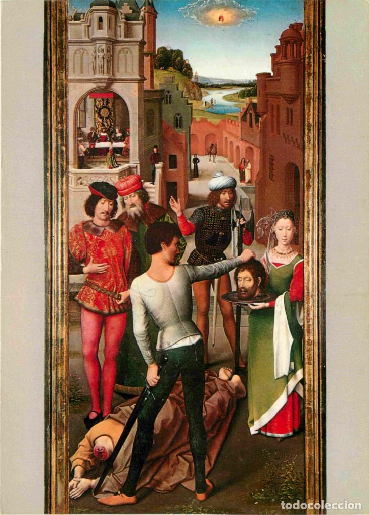 Postais: Art - Peinture Religieuse - Jan Memling - Met Mystiek Huweliik van de H. Catharina - Onthoofding Joh