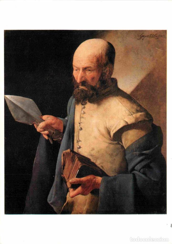 Cartoline: Art - Peinture Religieuse - Georges de La Tour - Saint Thomas - Mus&eacute;e du Louvre de Paris - CPM - Voi