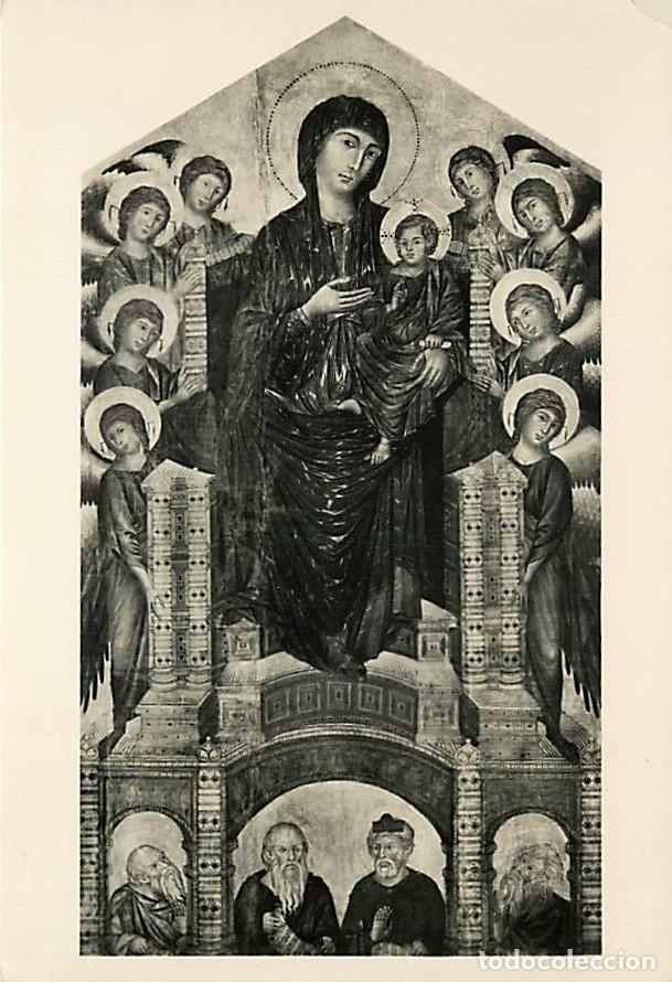 Cartoline: Art - Peinture Religieuse - Cimabue - La Vergine col Figlio - La Vierge avec son Fils - Firenze Gall