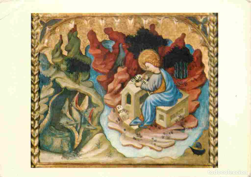 Cartoline: Art - Peinture Religieuse - Juan Mates - Saint-Jean - Mus&eacute;e de Castres - Carte de la Loterie Nationa
