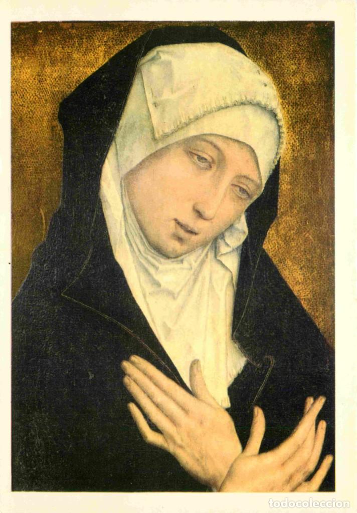 Cartes Postales: Art - Peinture Religieuse - Simon Marmion - Vierge de douleur - Mus&eacute;e de Strasbourg - Carte de la Lo