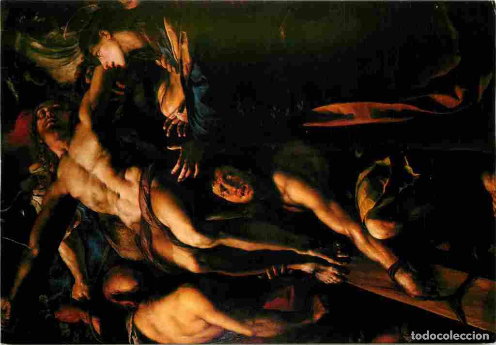 Postais: Art - Peinture Religieuse - Procaccini - The Raising of the Cross - National Galleries of Scotland E