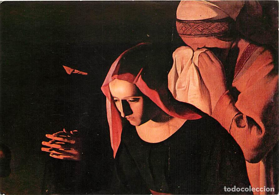 Cartoline: Art - Peinture Religieuse - Georges de la Tour - Saint S&eacute;bastien soign&eacute; par Ir&egrave;ne &agrave; la torche - Cart