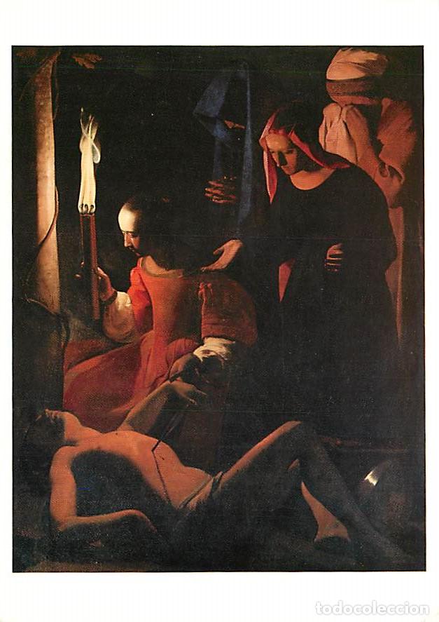 Postales: Art - Peinture Religieuse - Georges de la Tour - Saint S&eacute;bastien soign&eacute; par sainte Ir&egrave;ne - CPM - Voi