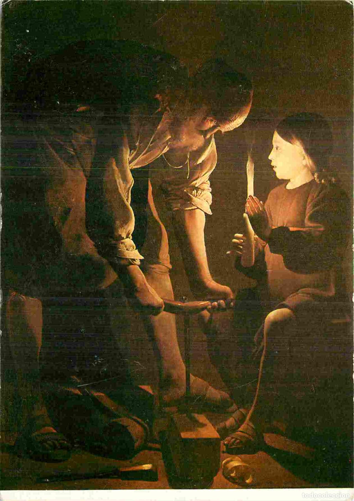 Postkarten: Art - Peinture Religieuse - Georges de la Tour - Saint Joseph charpentier - Mus&eacute;e du Louvre de Paris