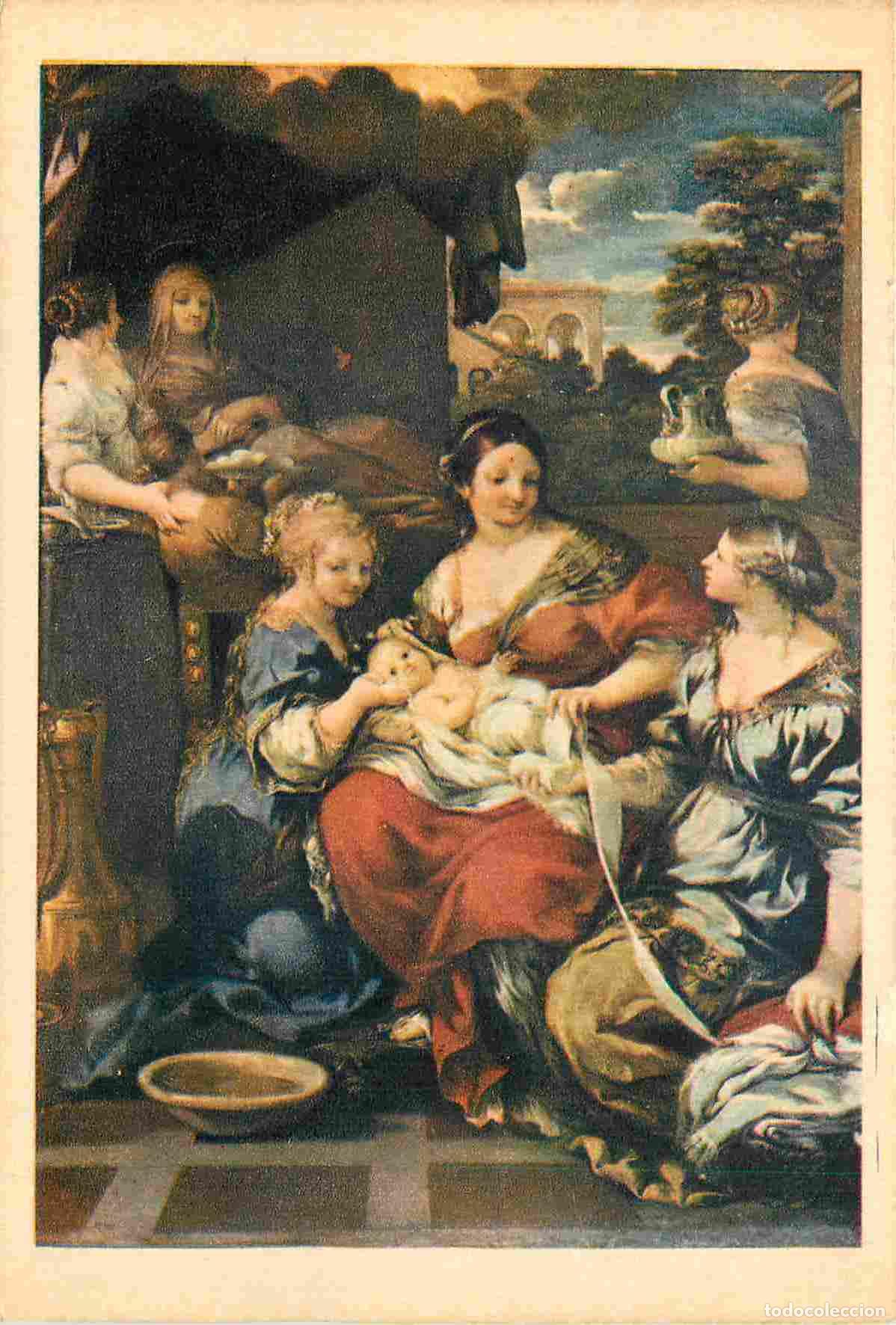 Postais: Art - Peinture Religieuse - Berrettini da Cortona - La Naissance de la Vierge - Mus&eacute;e du Louvre de P