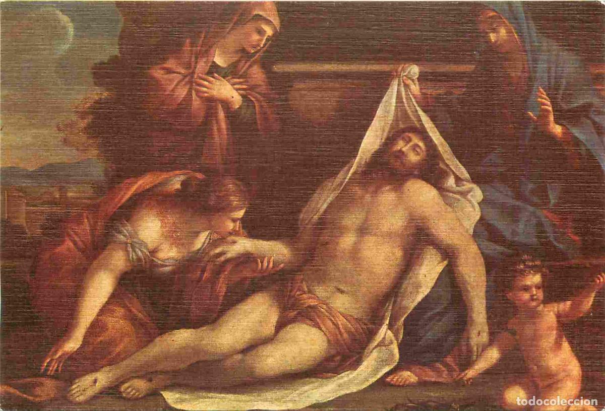 Postais: Art - Peinture Religieuse - Giovanni Francesco Romanelli - Oplakivanje Mrtvog Krista - Strossmayerov