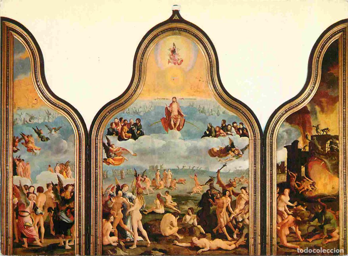 Postais: Art - Peinture Religieuse - Lucas Van Leyden - Laatste Oordeel - Stedelijk Museum de Lakenhal leiden