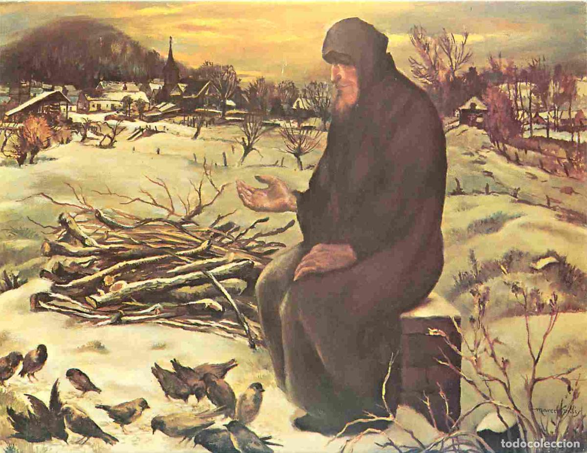 Postkarten: Art - Peinture Religieuse - Marcel Gillis - Saint Fran&ccedil;ois aux oiseaux - CPM - Voir Scans Recto-Vers