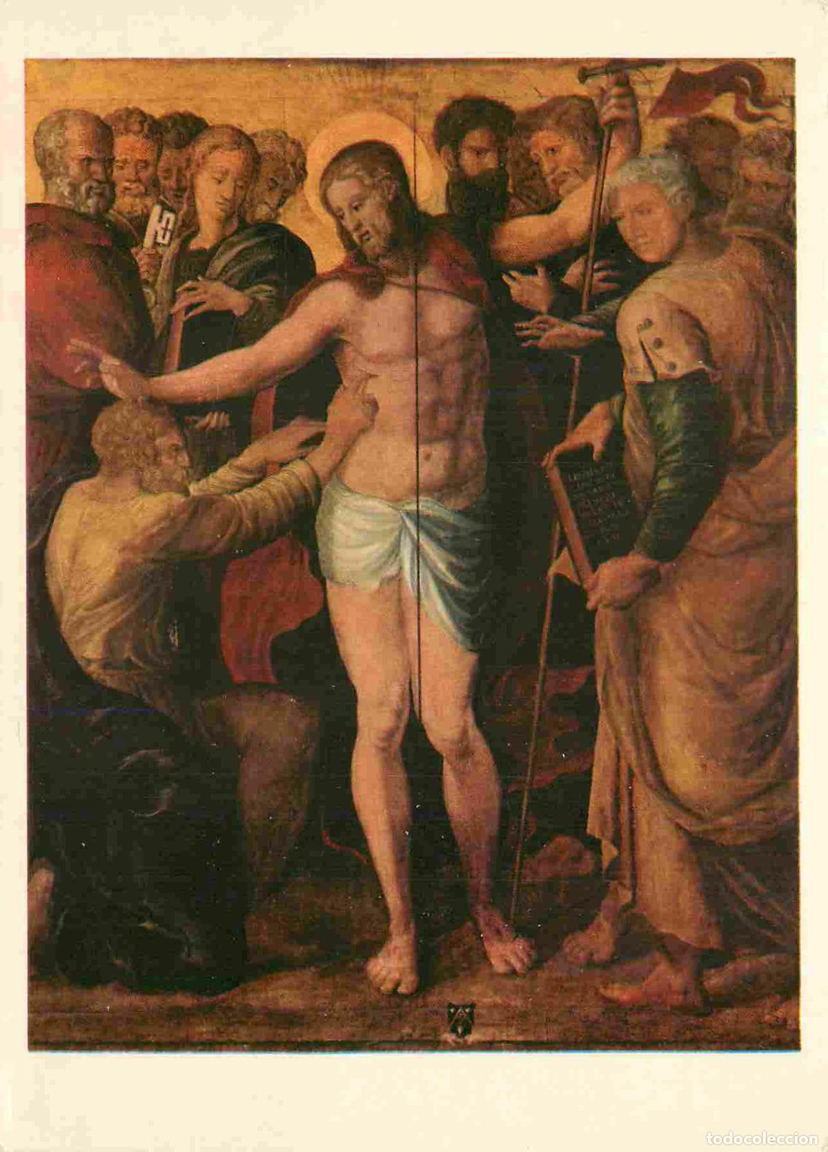 Postkarten: Art - Peinture Religieuse - L&eacute;onard limosin - L'Incr&eacute;dulit&eacute; de Saint-Thomas - Mus&eacute;e de Limoges - Car