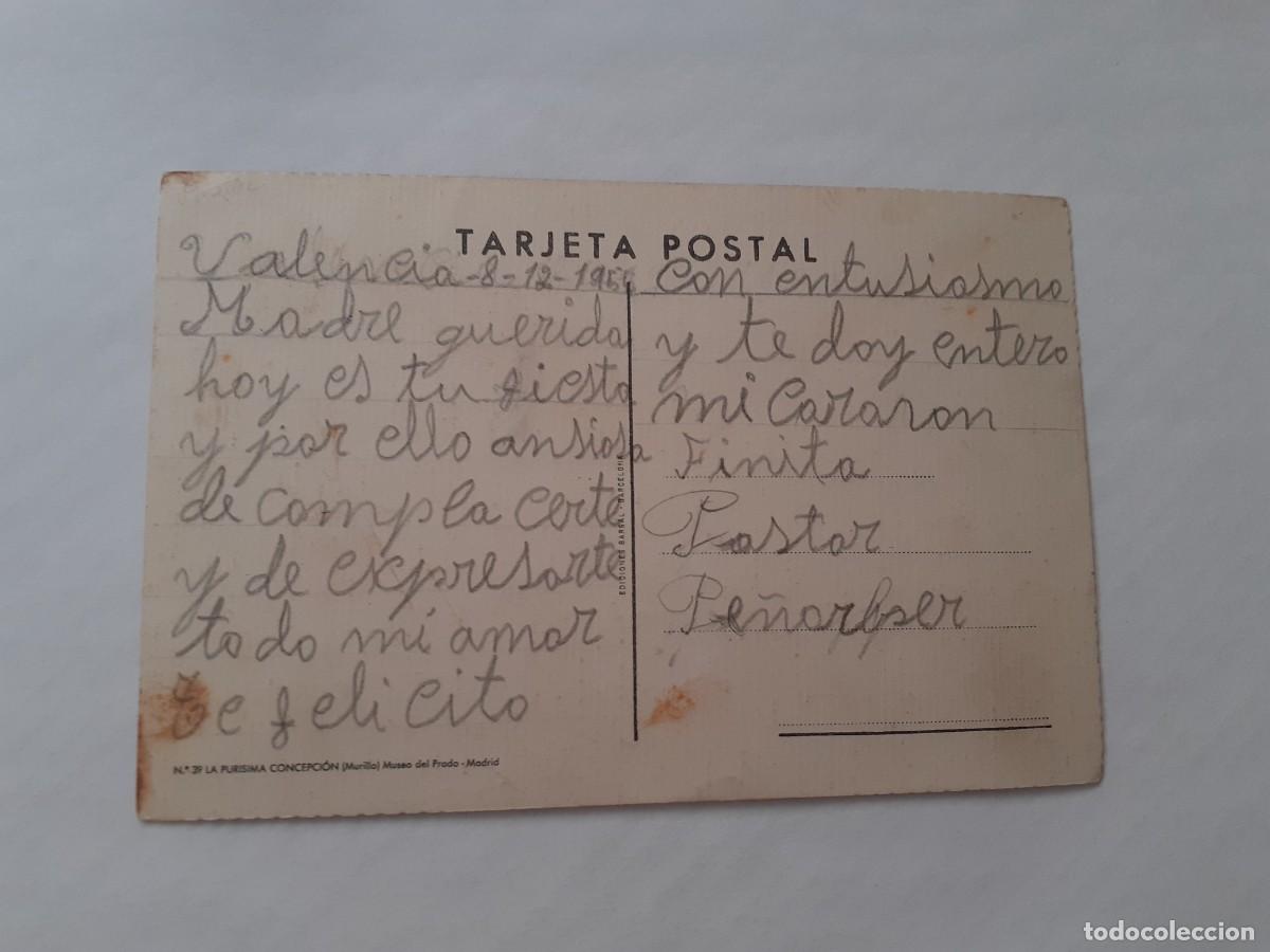 Postales: POSTAL - LA PURISIMA CONCEPCION MURILLO - ESCRITA - Foto 2