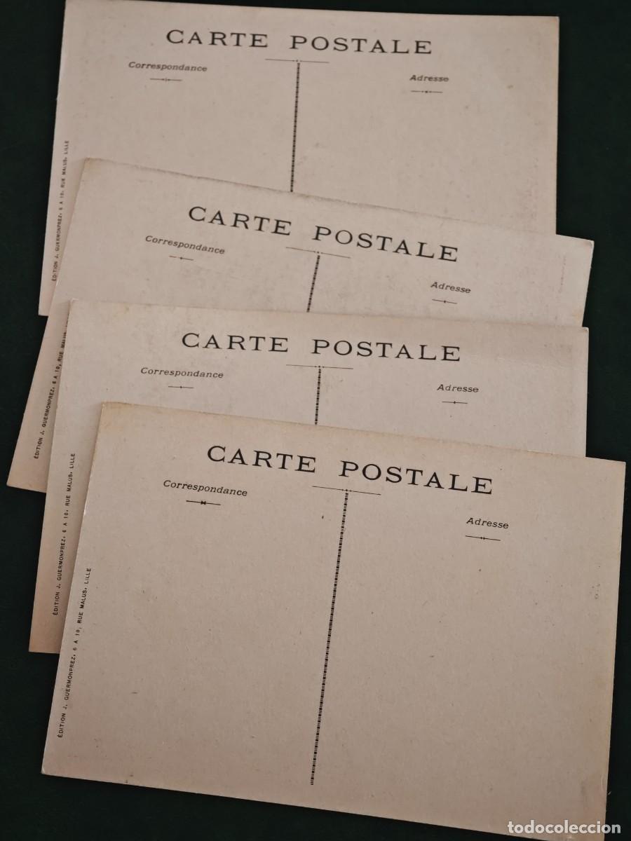 Postales: 4 Postales antiguas de Francia - Foto 3