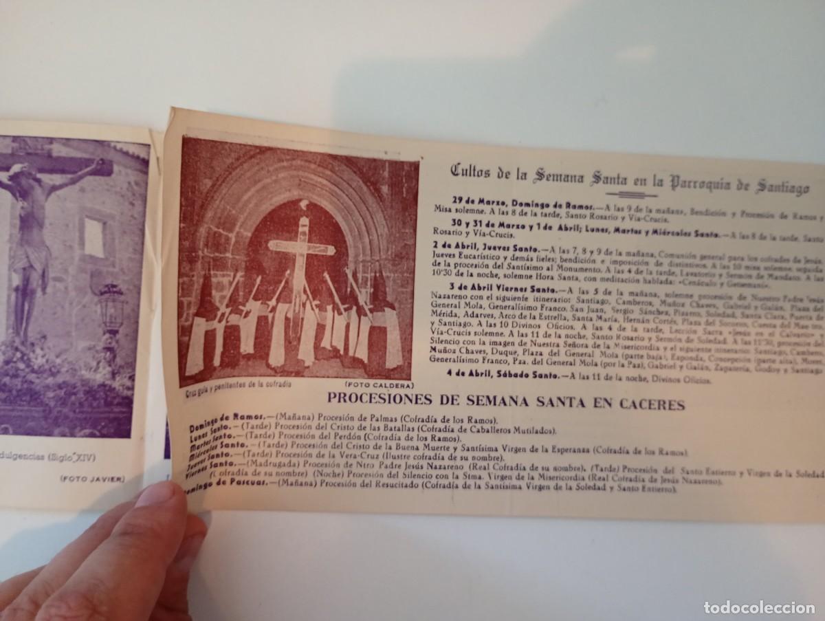 Postales: Programa Semana Santa de C&aacute;ceres - 1953 - Foto 2