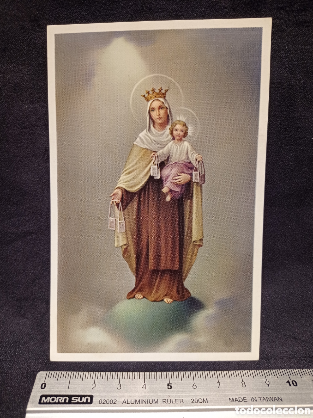 Postales: ANTIGUA POSTAL ITALIANA VIRGEN DEL CARMEN. FRATELLI BONELLA IRIS 37. SIN CIRCULAR